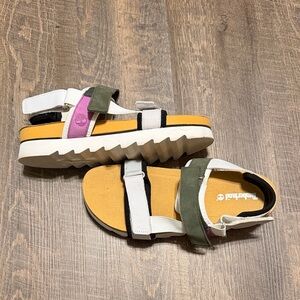 Timberland Santa Monica Sunrise Sandals Women’s 10 Platform Sporty Colorblock